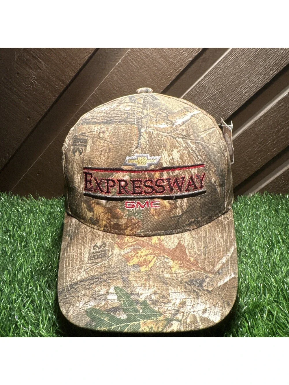 NWT Chevy GMC Expressway Dealership Hat StrapBack Realtree Edge Camo